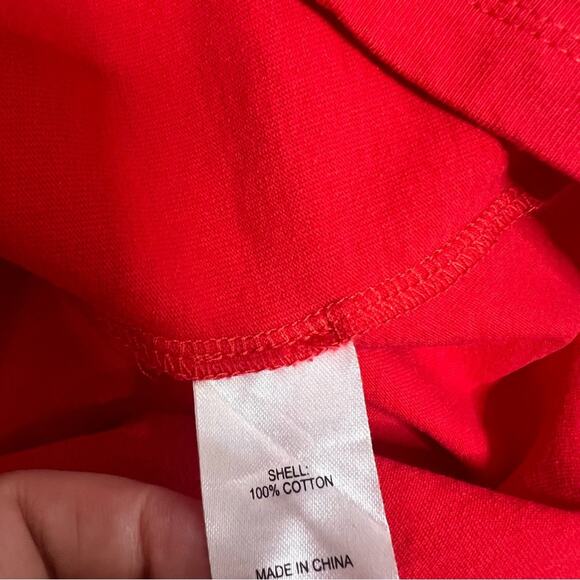 L'Academie The Nani Mini Dress in Red Orange Sz L - Picture 8 of 9